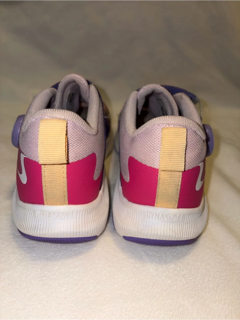 New Balance Girls Pink, Purple & Yellow BOA Sneakers girl size 4.5